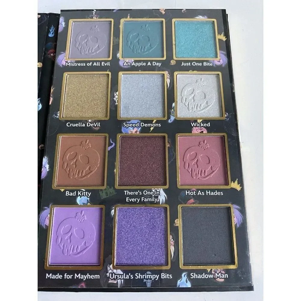Disney Villains Eyeshadow Palette Evil Queen 12 shades Taste‎ Beauty NEW